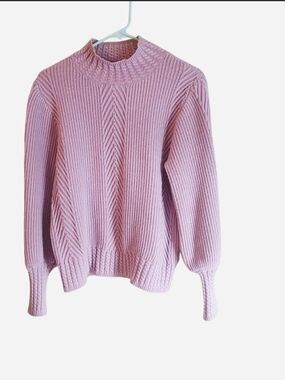Philosophy Soft Pink Cable Knit Sweater